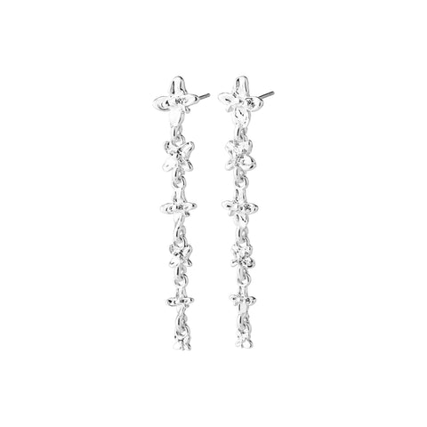 TRACE earrings silver-plated