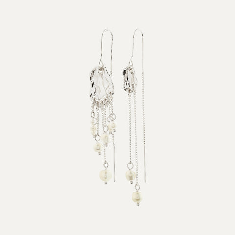 BREEZE chain earrings silver-plated