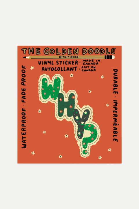 WHY sticker