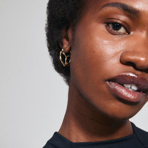 DIDO hoop earrings gold-plated