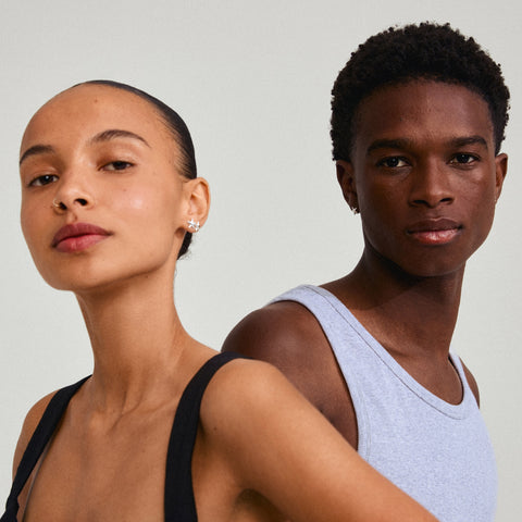 ANDRÉ earrings silver-plated