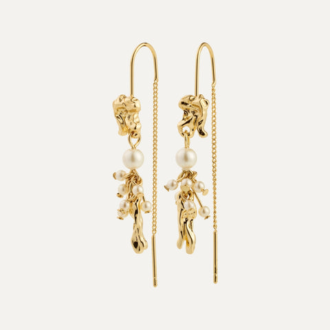 MILO chain earrings gold-plated