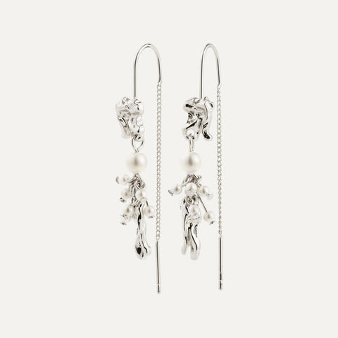 MILO chain earrings silver-plated