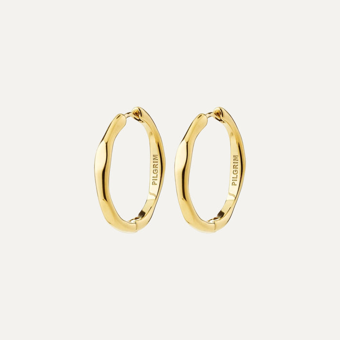 INNER hoop earrings gold-plated