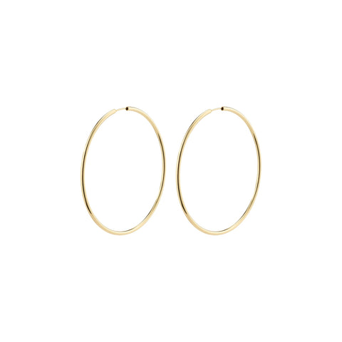 APRIL large hoop earrings gold-plated