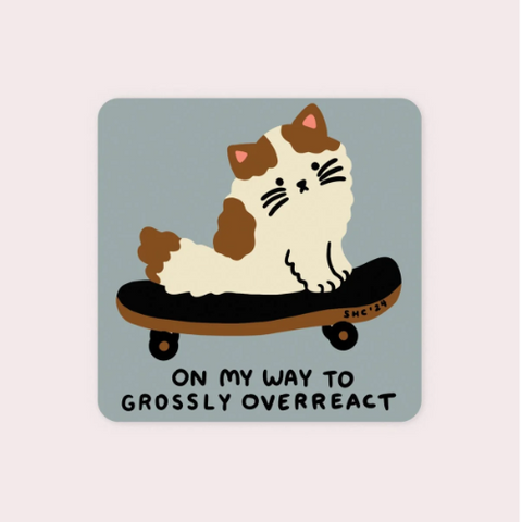Overreact Vinyl Sticker