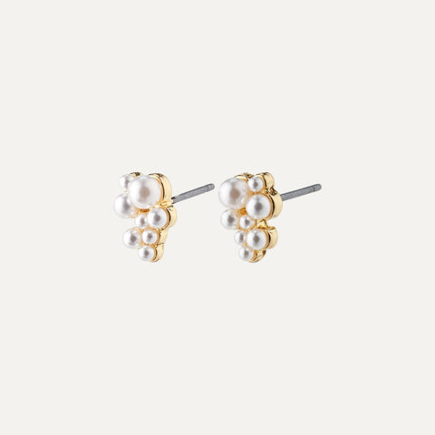 RELANDO pearl earrings gold-plated