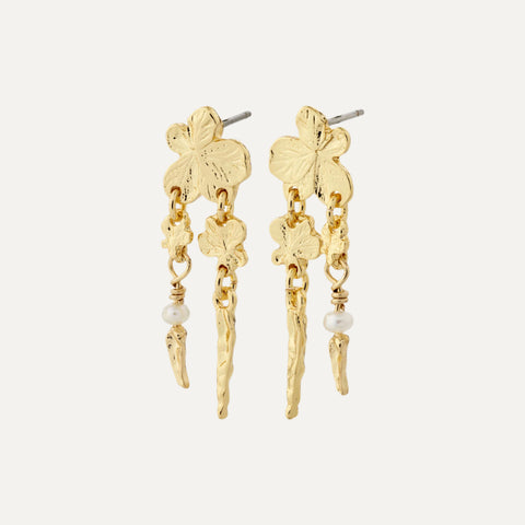 ZHURI earrings gold-plated