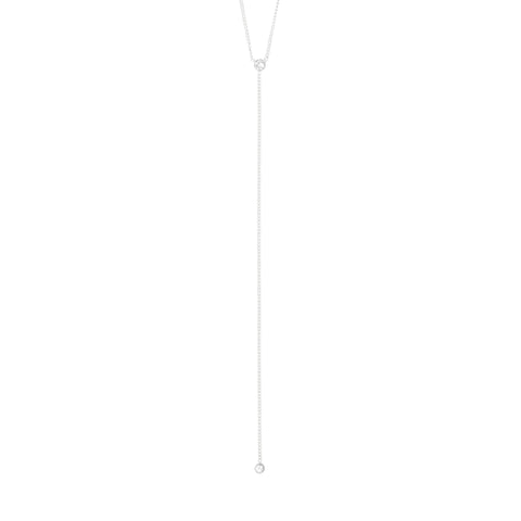 LUMI Y-necklace silver-plated