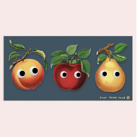 Googly Fruit Bumper Sticker