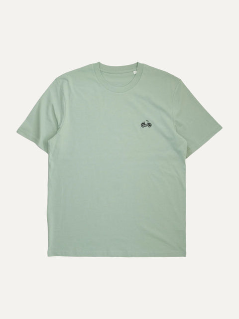 fiets aloe green organic cotton unisex t-shirt