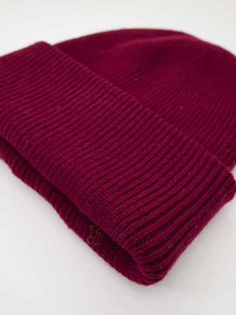 010 burgundy beanie