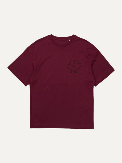 cloud man oversized organic tee chaos and creativity