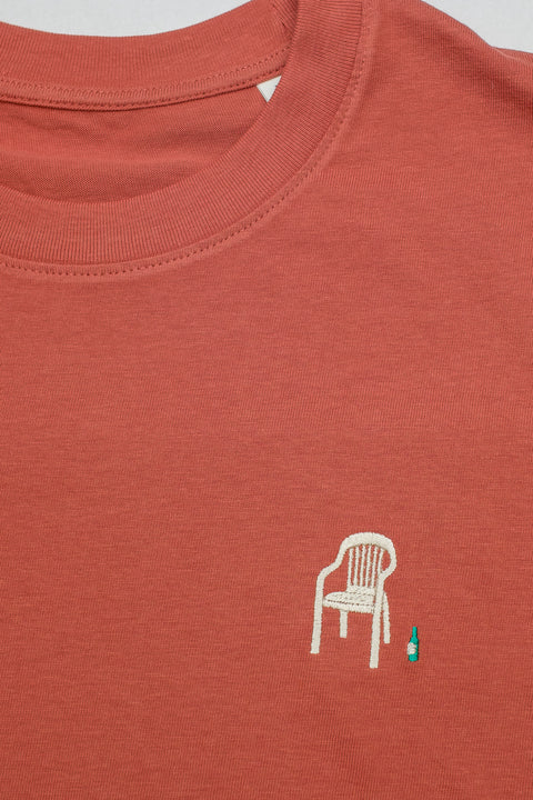 millennial holiday heritagebrown oversized organic loose t-shirt