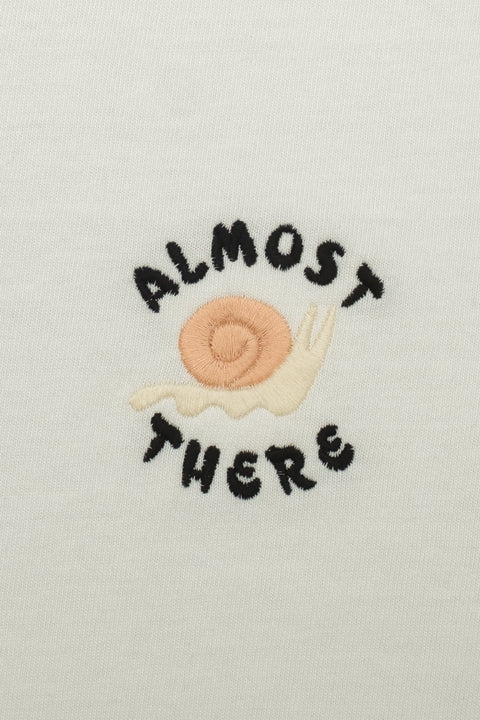 Almost There Aloe loose fitted organic cotton tee