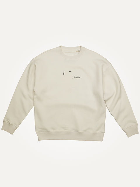 lila man oversized organic sweater chaos and creativity