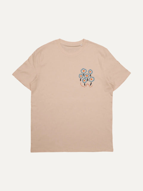 Chaos & Creativity just bees and flowers unisex organic t-shirt
