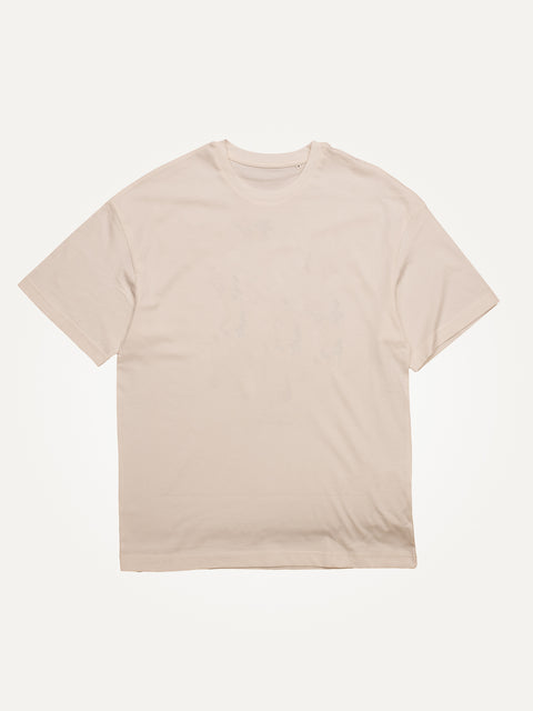 do nothing club unisex creamy white t-shirt with back print