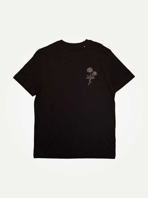 Chaos & Creativity flower unisex organic t-shirt