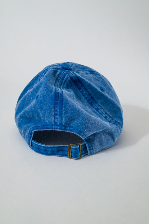 Chaos & Creativity logo hat - bright blue