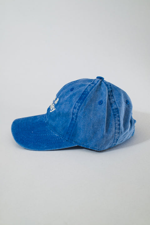 Chaos & Creativity logo hat - bright blue