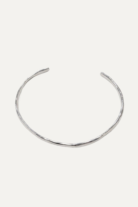 925 silver minimal organic shaped bracelet silver
