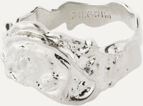 BLOSSOM recycled organic shaped ring silver-plated te koop bij Almost Summer Amsterdam 142226004