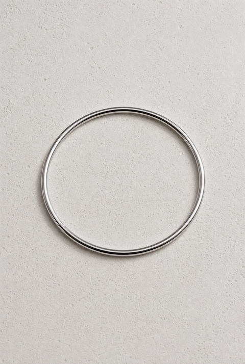 Stainless steel bracelet 3mm Silver Big