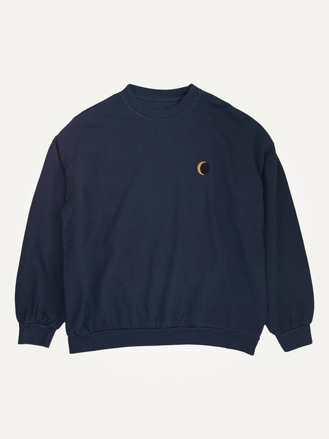 crescent moon lightweight unisex organic cotton sweater te koop bij Almost Summer Amsterdam 10777