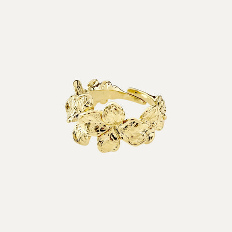 ECHO recycled ring gold - plated te koop bij Almost Summer Amsterdam 142332004