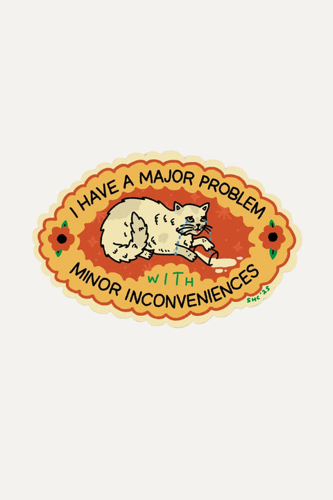 Major Problem Vinyl Sticker
