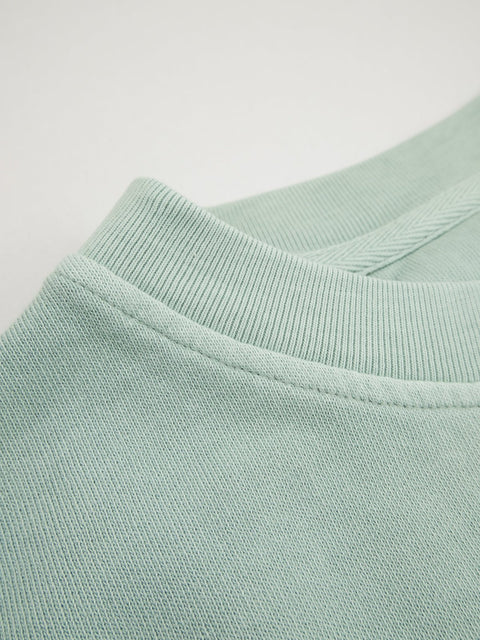 micro smiley organic unisex loose lightweight sweater te koop bij Almost Summer Amsterdam 10477
