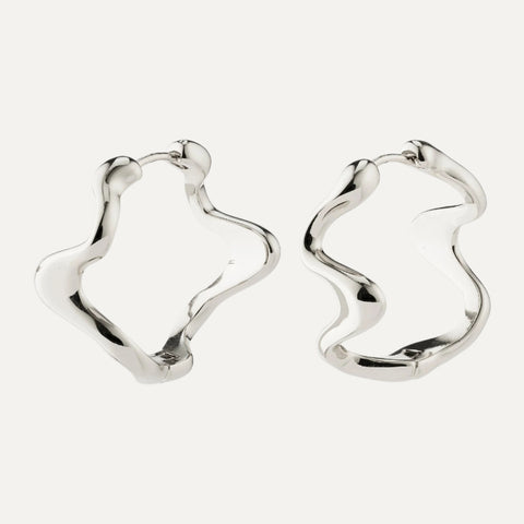 MOON recycled hoops silver-plated te koop bij Almost Summer Amsterdam 102416003
