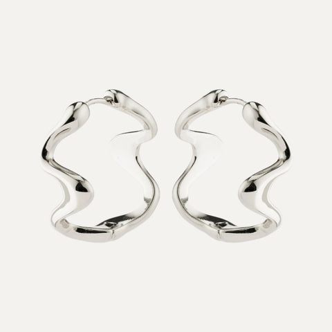 MOON recycled hoops silver-plated te koop bij Almost Summer Amsterdam 102416003