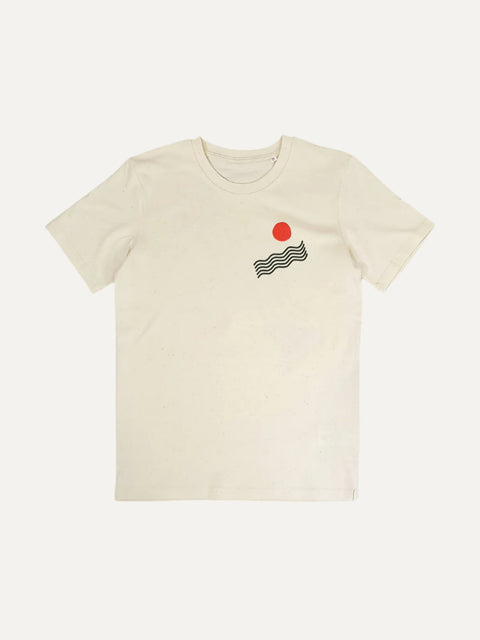 sea sea dot natural raw organic cotton unisex t-shirt