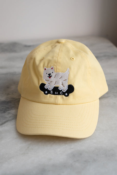 SK8 Dawg Dad Hat butter yellow