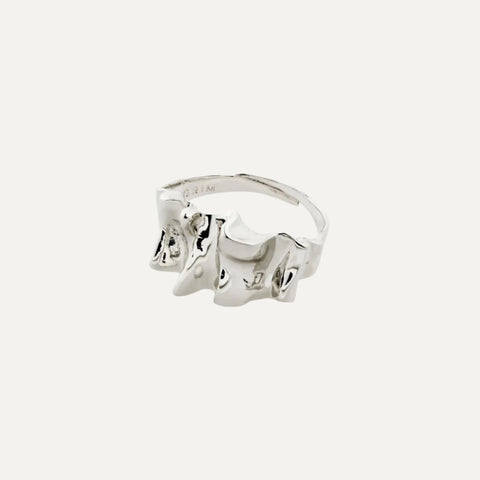 WILLPOWER recycled sculptural ring silver-plated te koop bij Almost Summer Amsterdam 122246004