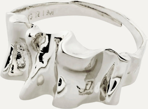 WILLPOWER recycled sculptural ring silver-plated te koop bij Almost Summer Amsterdam 122246004