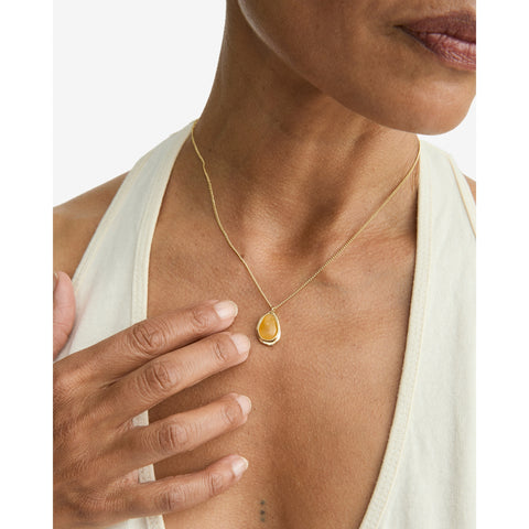 EASE necklace gold-plated