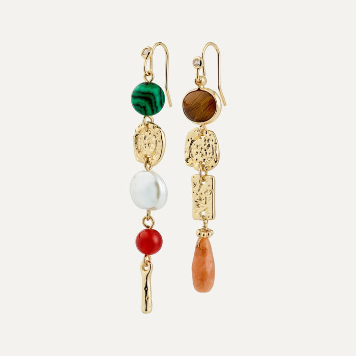 SENSE earrings gold-plated/multi