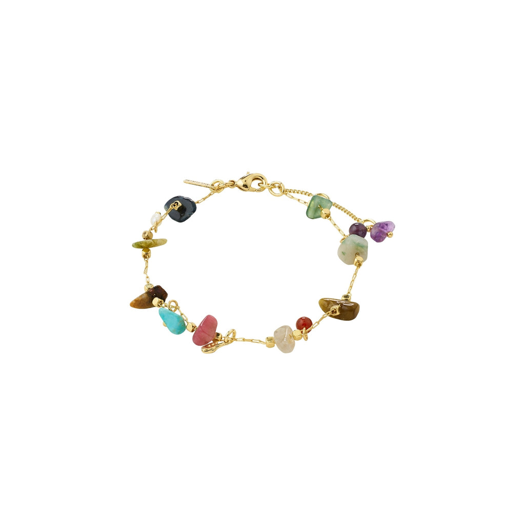HERE bracelet gold-plated/multi