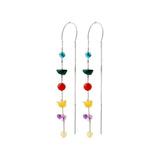 HERE earrings silver-plated/multi