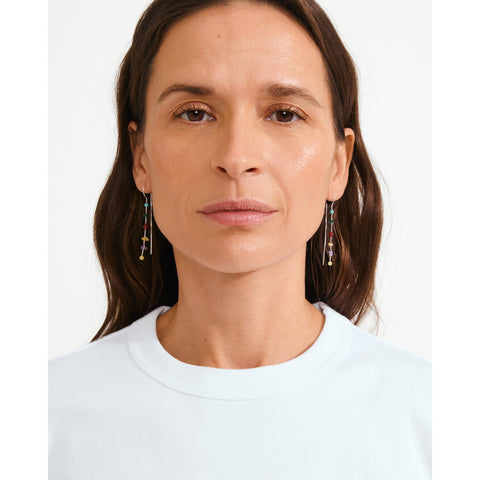 HERE earrings silver-plated/multi