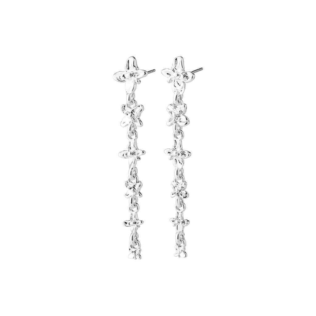 TRACE earrings silver-plated