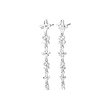 TRACE earrings silver-plated