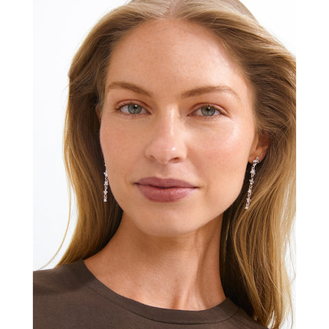 TRACE earrings silver-plated