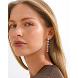 TRACE earrings silver-plated