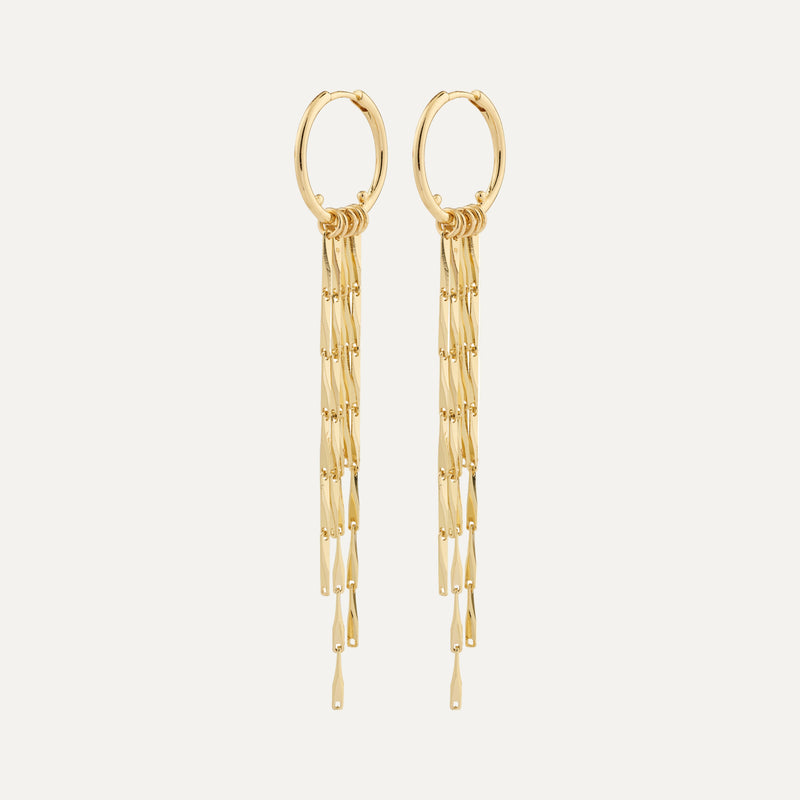 CONNECT earrings gold-plated