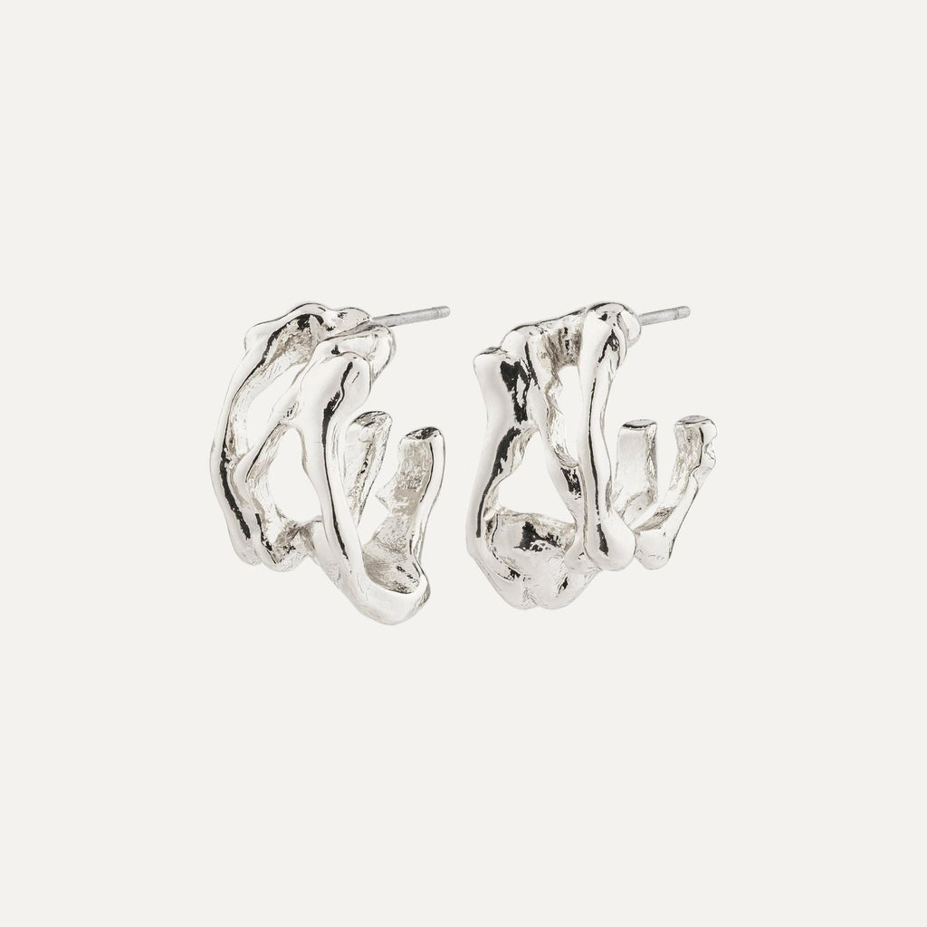 FOTINI hoop earrings silver-plated