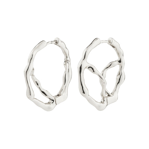 DIDO hoop earrings silver-plated